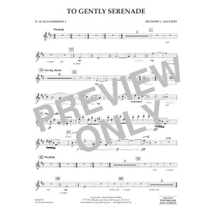 To Gently Serenade - Eb Alto Saxophone 2