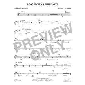 To Gently Serenade - Eb Baritone Saxophone