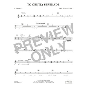 To Gently Serenade - Bb Trumpet 1