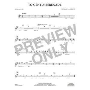 To Gently Serenade - Bb Trumpet 2