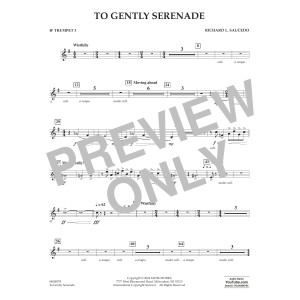 To Gently Serenade - Bb Trumpet 3