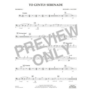 To Gently Serenade - Trombone 2