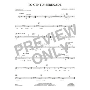To Gently Serenade - Percussion 2