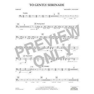 To Gently Serenade - Timpani