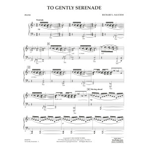 To Gently Serenade - Piano