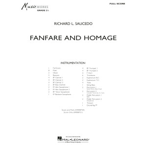 Fanfare and Homage - Full Score