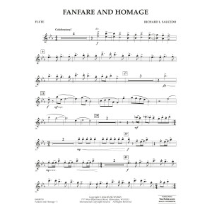 Fanfare and Homage - Flute