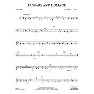 Fanfare and Homage - Bb Trumpet 2