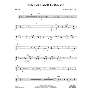 Fanfare and Homage - F Horn