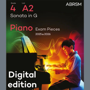 Sonata in G (Grade 4, list A2, from the ABRSM Piano Syllabus 2025 & 2026)