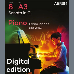 Sonata in C (Grade 8, list A3, from the ABRSM Piano Syllabus 2025 & 2026)