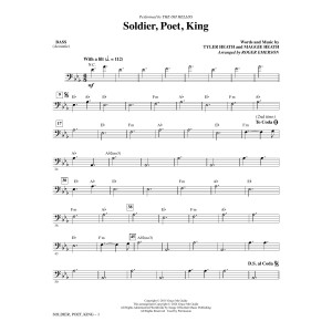 Soldier, Poet, King (arr. Roger Emerson) - Acoustic Bass