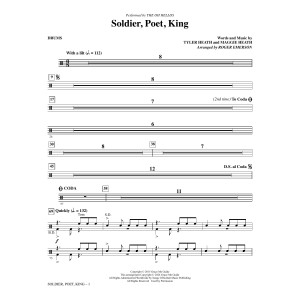 Soldier, Poet, King (arr. Roger Emerson) - Drums