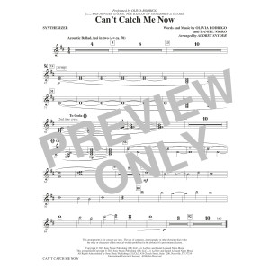 Can't Catch Me Now (from The Hunger Games) (arr. Audrey Snyder) - Synthesizer