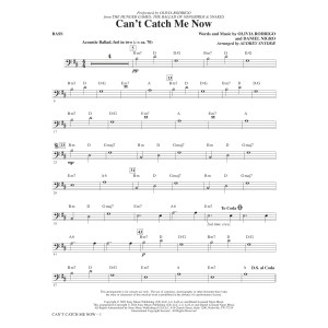 Can't Catch Me Now (from The Hunger Games) (arr. Audrey Snyder) - Bass