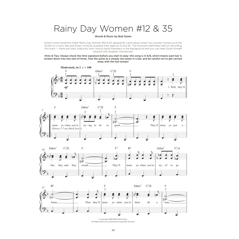 Rainy Day Women 12 & 35
