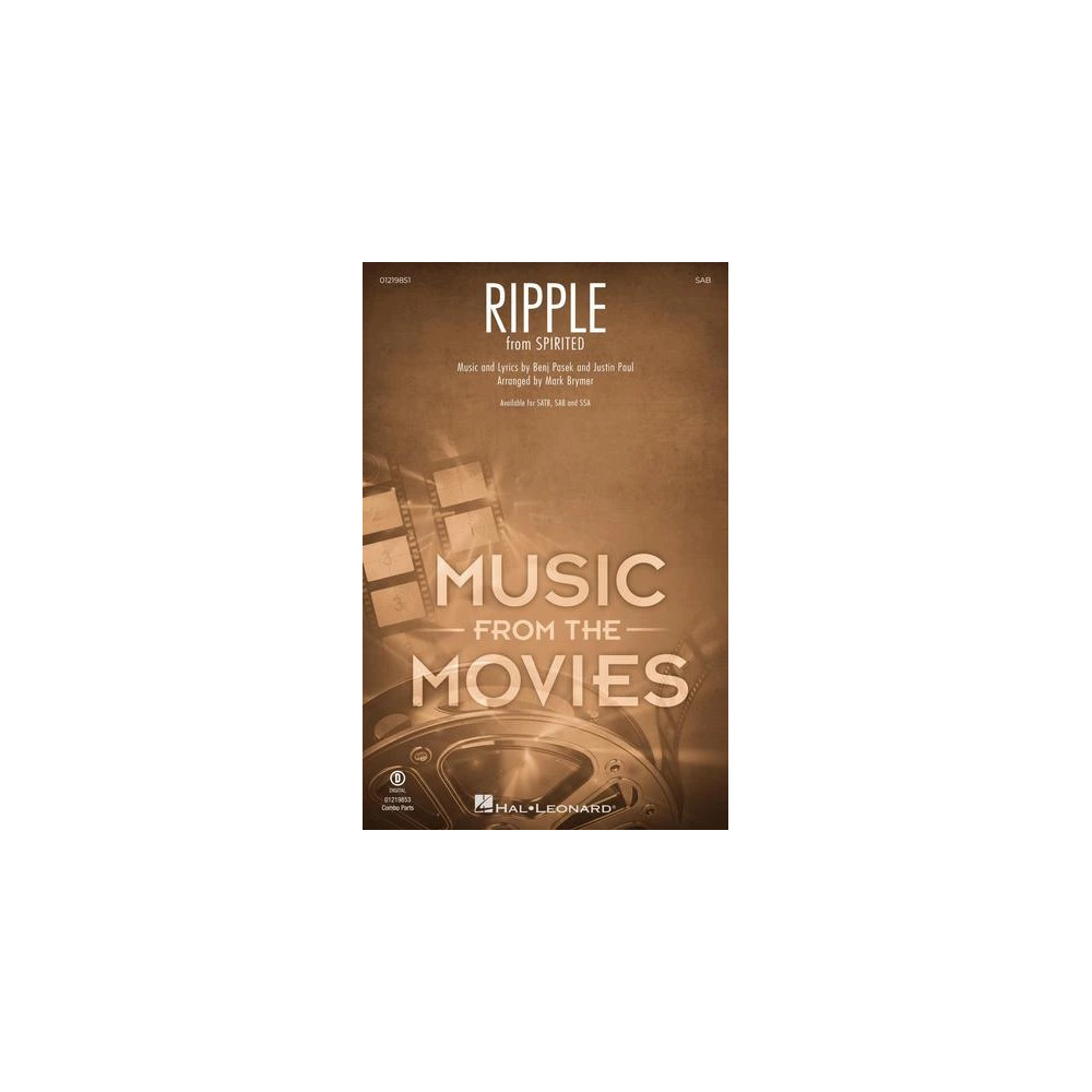 Ripple (Cut Song from Spirited) (arr. Mark Brymer)