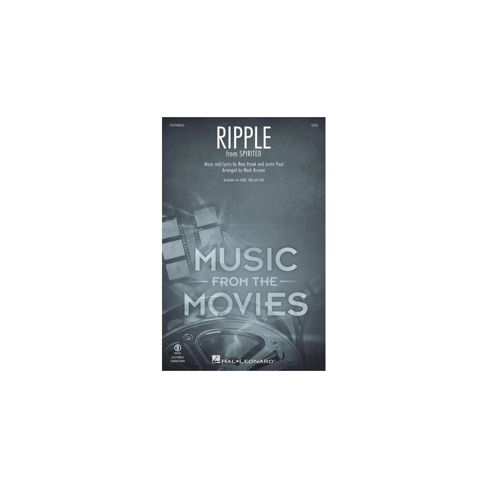Ripple (Cut Song from Spirited) (arr. Mark Brymer)
