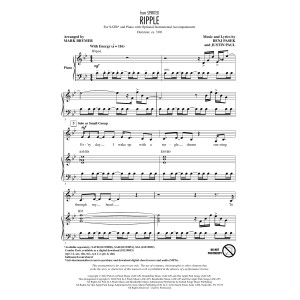 Ripple (Cut Song from Spirited) (arr. Mark Brymer)