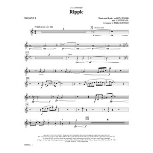 Ripple (from Spirited) (arr. Mark Brymer) - Bb Trumpet 2