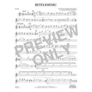 Betelehemu (arr. Michael Brown) - Flute