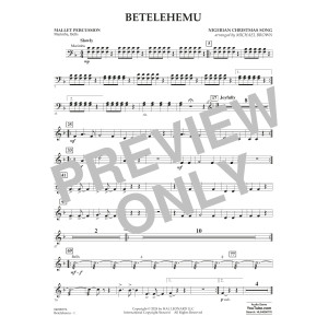 Betelehemu (arr. Michael Brown) - Mallet Percussion