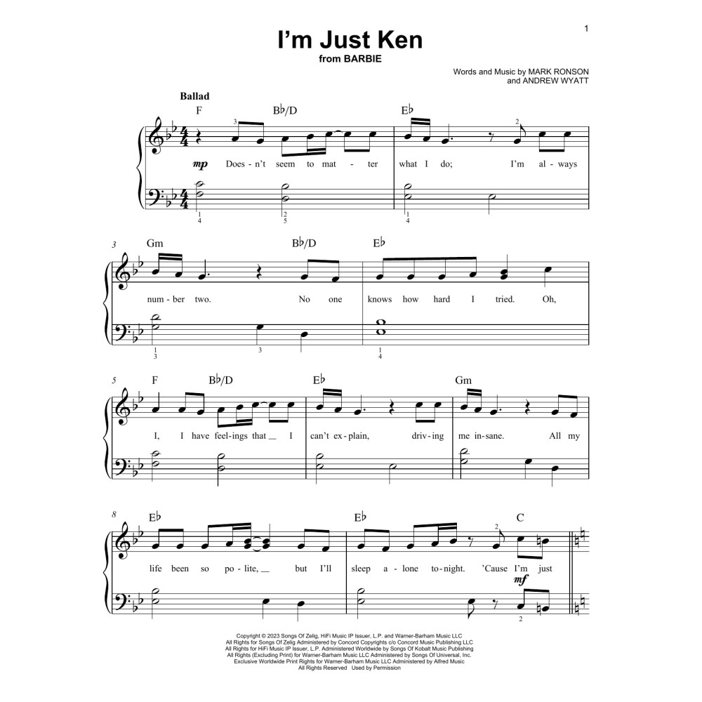 I'm Just Ken (from Barbie) (Full version)
