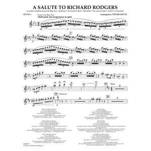 A Salute To Richard Rodgers (arr. Ted Ricketts) - Flute 1