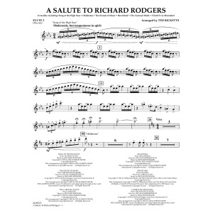 A Salute To Richard Rodgers (arr. Ted Ricketts) - Flute 2 (Piccolo)