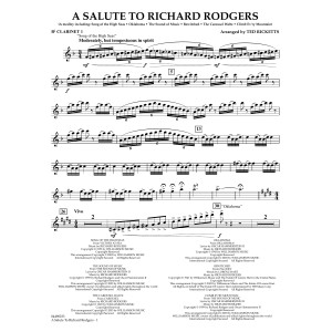 A Salute To Richard Rodgers (arr. Ted Ricketts) - Bb Clarinet 1