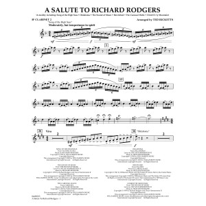A Salute To Richard Rodgers (arr. Ted Ricketts) - Bb Clarinet 2