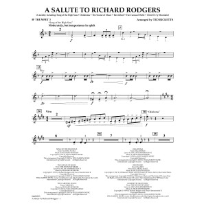A Salute To Richard Rodgers (arr. Ted Ricketts) - Bb Trumpet 3