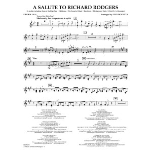 A Salute To Richard Rodgers (arr. Ted Ricketts) - F Horn 3 & 4