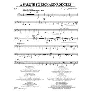 A Salute To Richard Rodgers (arr. Ted Ricketts) - Tuba