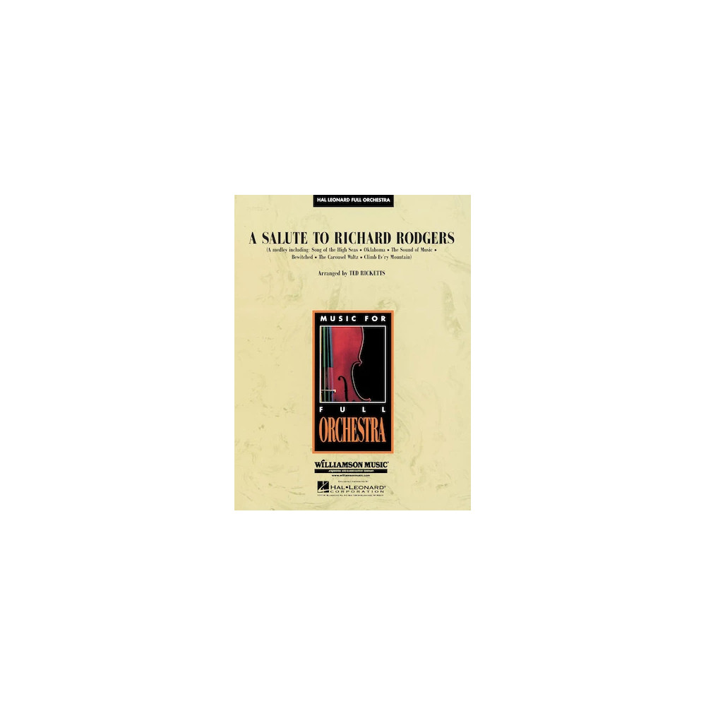 A Salute To Richard Rodgers (arr. Ted Ricketts) - Violin 1