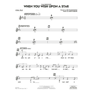 When You Wish Upon A Star (Key: C) (arr. Chuck Israels) - Vocal Solo