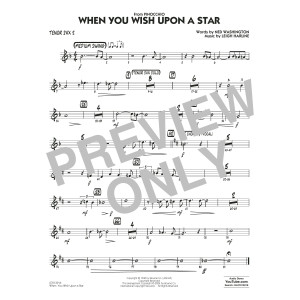 When You Wish Upon A Star (Key: C) (arr. Chuck Israels) - Tenor Sax 2