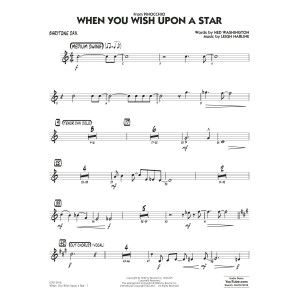 When You Wish Upon A Star (Key: C) (arr. Chuck Israels) - Baritone Sax