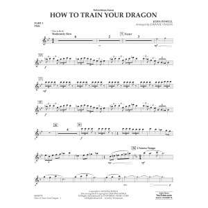 Selections from How To Train Your Dragon (arr. Johnnie Vinson) - Pt.1 - Flute
