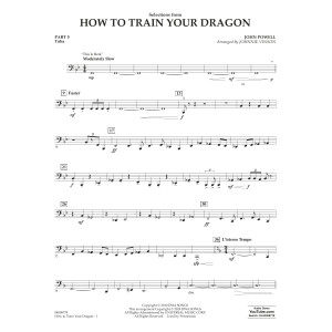 Selections from How To Train Your Dragon (arr. Johnnie Vinson) - Pt.5 - Tuba