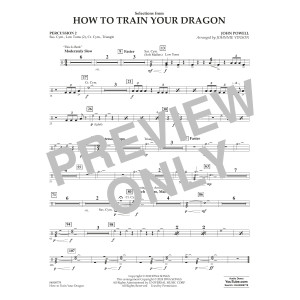 Selections from How To Train Your Dragon (arr. Johnnie Vinson) - Percussion 2