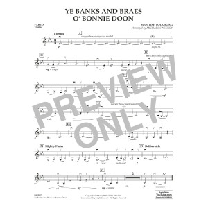 Ye Banks And Braes O' Bonnie Doon (arr. Michael Sweeney) - Pt.3 - Violin