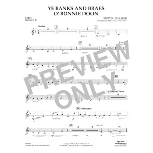 Ye Banks And Braes O' Bonnie Doon (arr. Michael Sweeney) - Pt.4 - Baritone T.C.