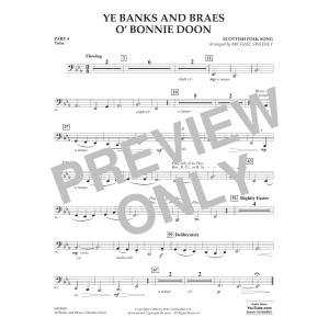 Ye Banks And Braes O' Bonnie Doon (arr. Michael Sweeney) - Pt.4 - Tuba
