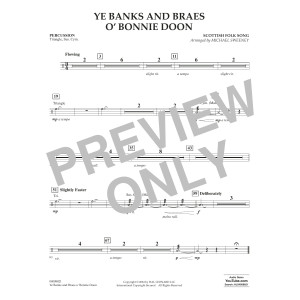 Ye Banks And Braes O' Bonnie Doon (arr. Michael Sweeney) - Percussion