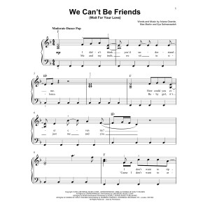 we can't be friends (wait for your love)