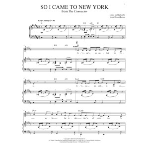 So I Came To New York (from The Connector)