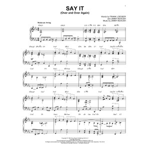 Say It (Over And Over Again) (arr. Brent Edstrom)