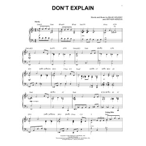 Don't Explain (arr. Brent Edstrom)