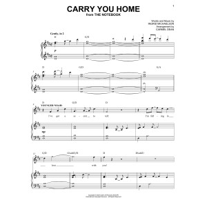 Carry You Home (from The Notebook)